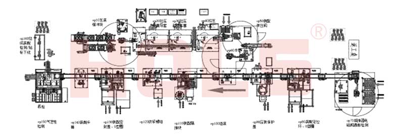 空簧减震器自动装配线