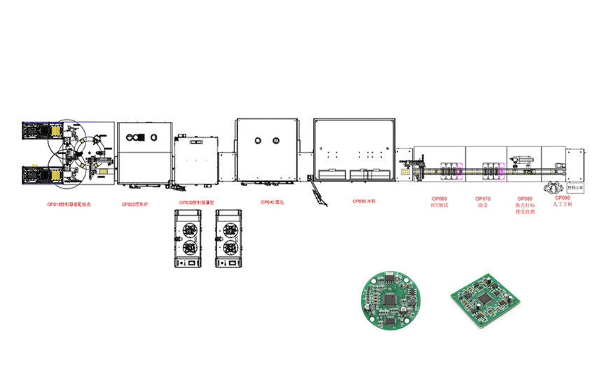 pcba封装测试生产线